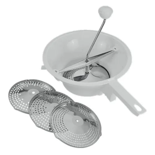 Metaltex Groente molen Ø 24 cm 3 x metaal inleg raspen